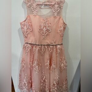 Rare editions Formal Girls pink dress size 14